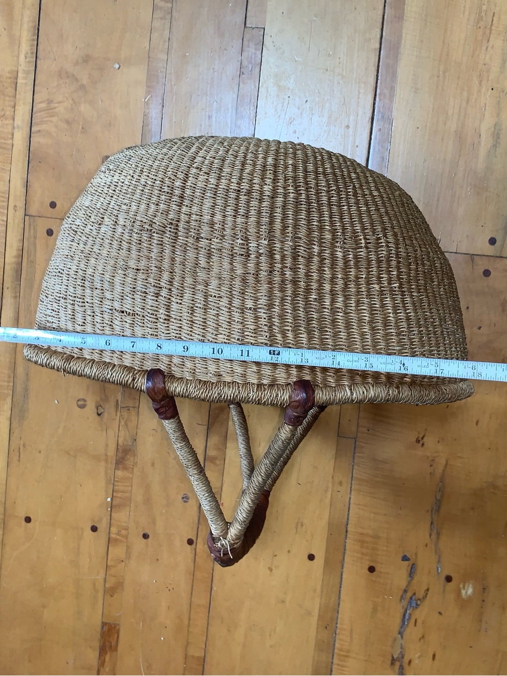 Handwoven Natural Seagrass Basket - Brown